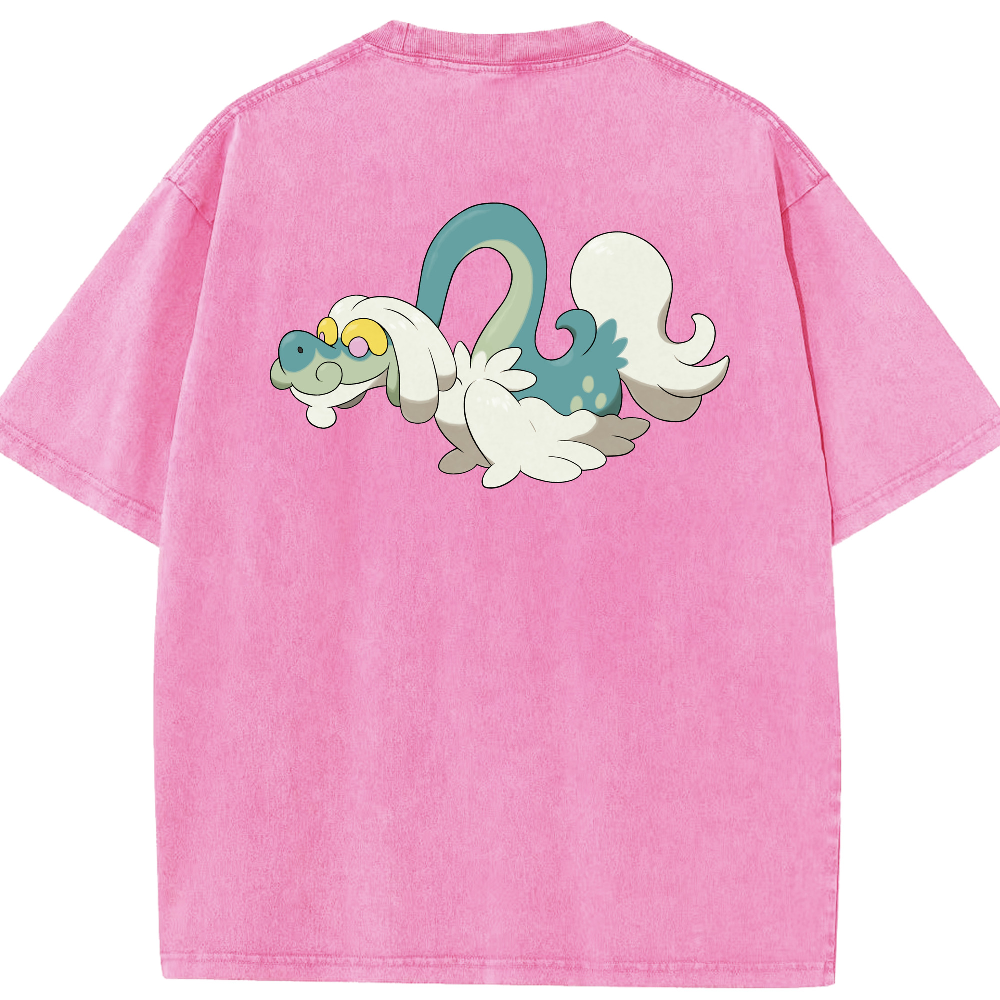 （画像用） ポケットモンスター Pokémon 綿100% ヴィンテージ風 半袖Tシャツ（背面プリント）